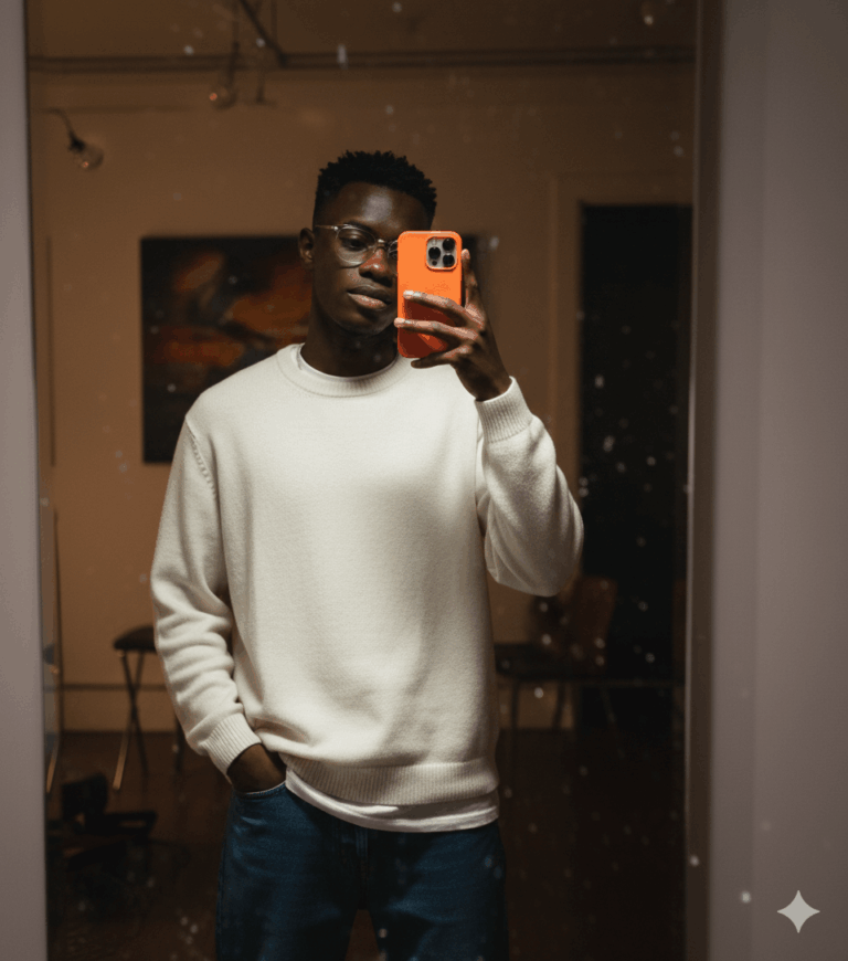 Result 2 for Mirror Selfie AI Prompt AI Photo Editing Prompt