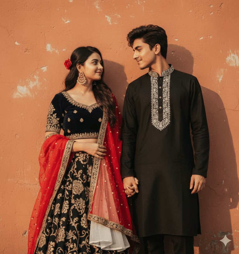 Result 2 for Bollywood Couple AI Prompt AI Photo Editing Prompt