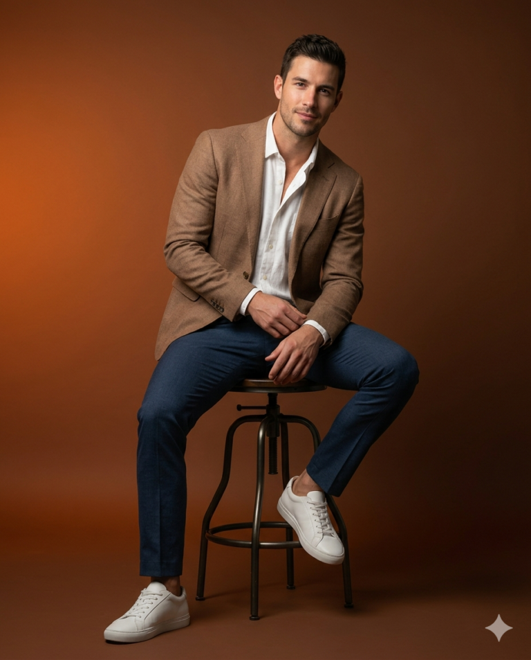 Result 2 for Brown Suit Portrait AI Prompt AI Photo Editing Prompt
