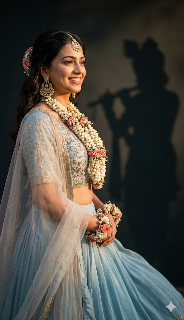 Result 1 for Cinematic Traditional Lord Krishna AI Prompt AI Photo Editing Prompt