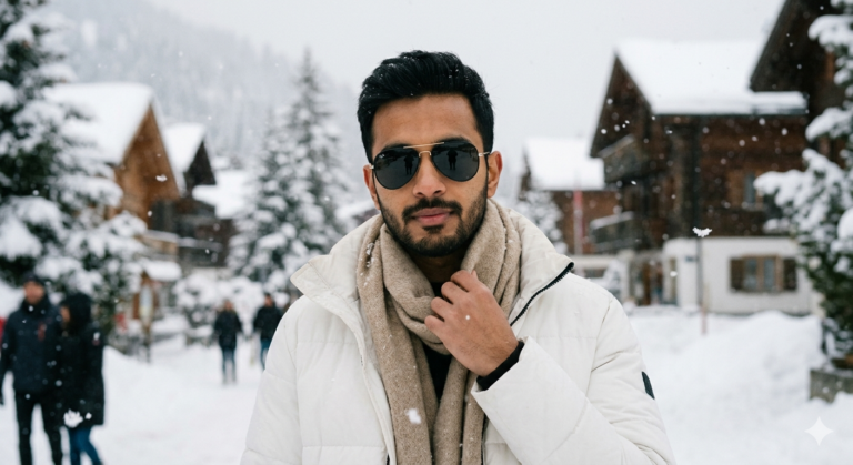Result 1 for Elegant Winter Portrait Digital Art AI Prompt AI Photo Editing Prompt