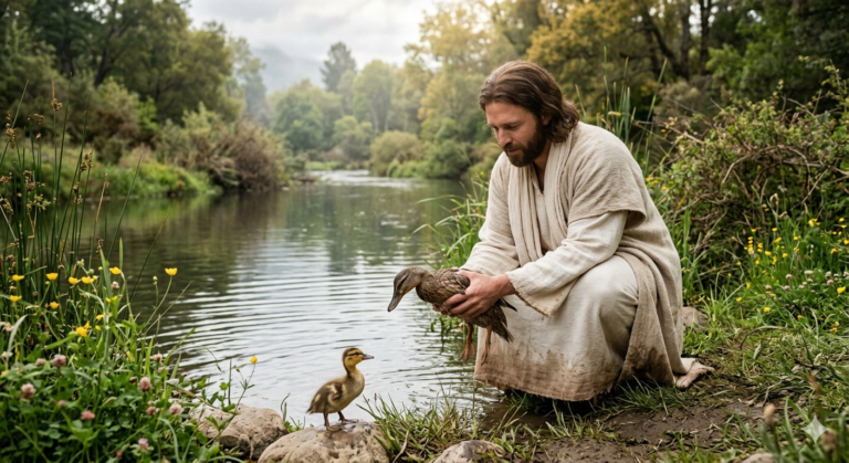 Result 1 for Saving a Duck and Duckling AI Prompt AI Photo Editing Prompt