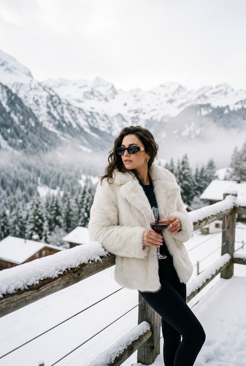 Result 1 for Snowy View Woman AI Prompt AI Photo Editing Prompt