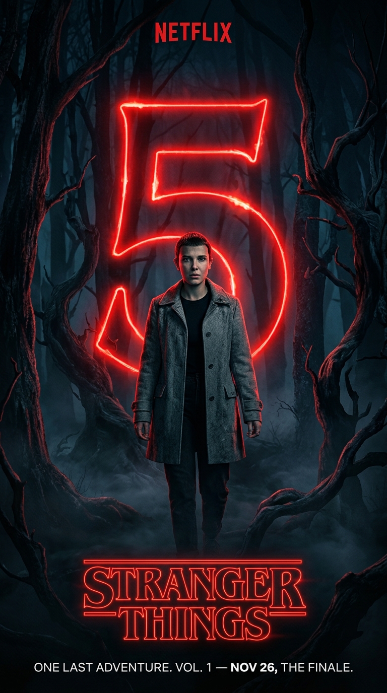 Result 2 for Stranger Things Fan Poster AI Photo Editing Prompt