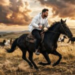 Result 1 for Riding the Wind AI Photo Editing Prompt