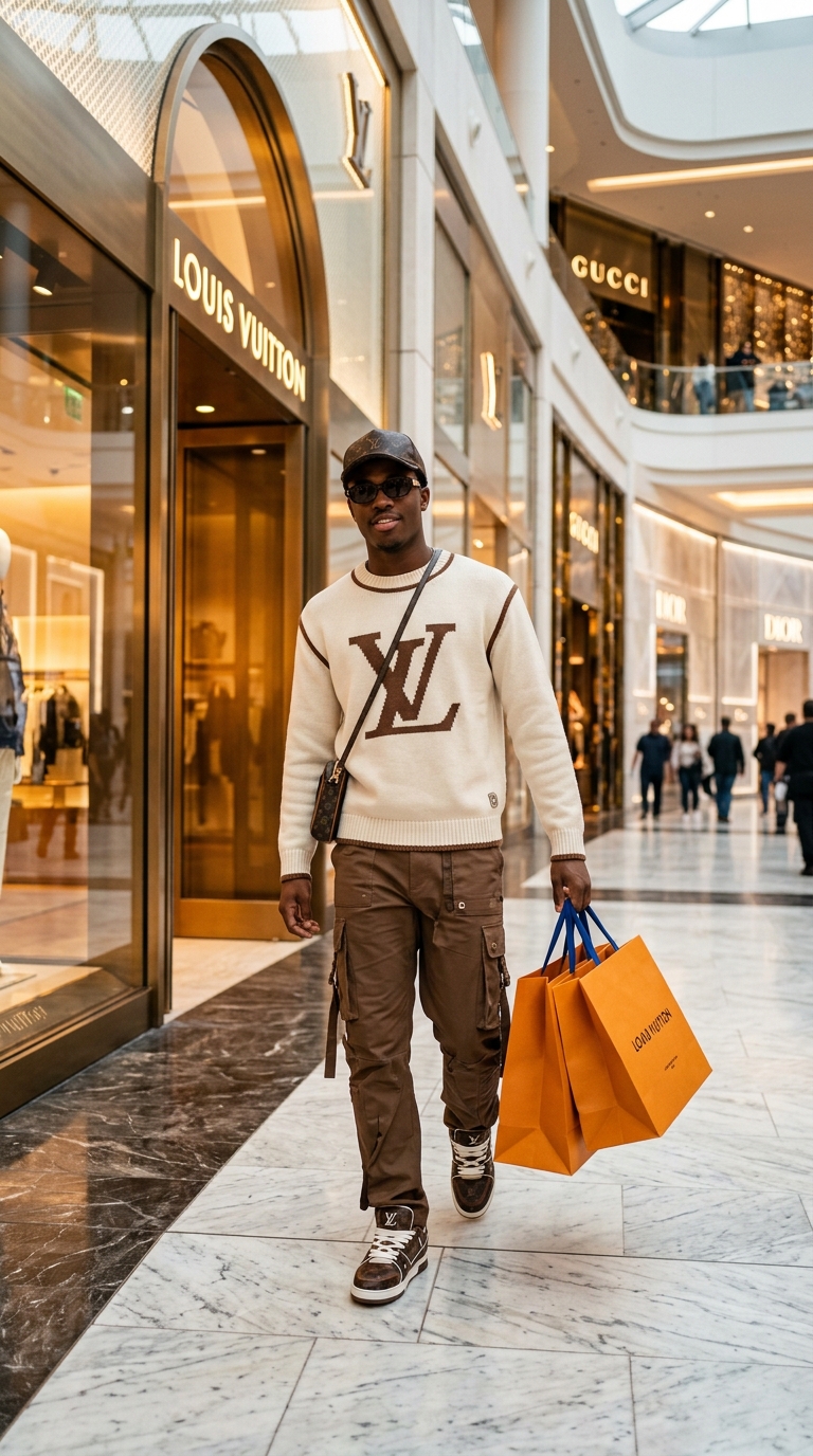 Result 1 for LV Monogram Moment AI Photo Editing Prompt
