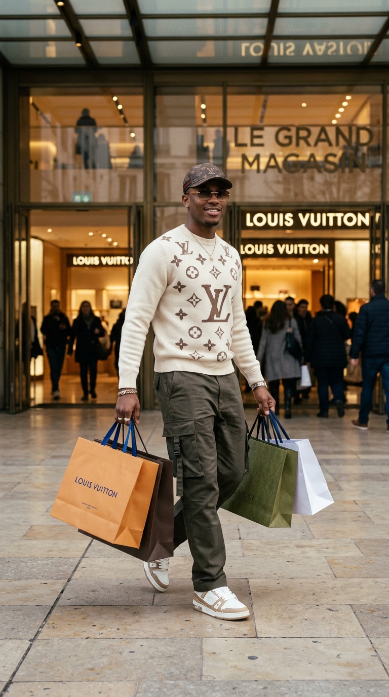 Result 2 for LV Monogram Moment AI Photo Editing Prompt