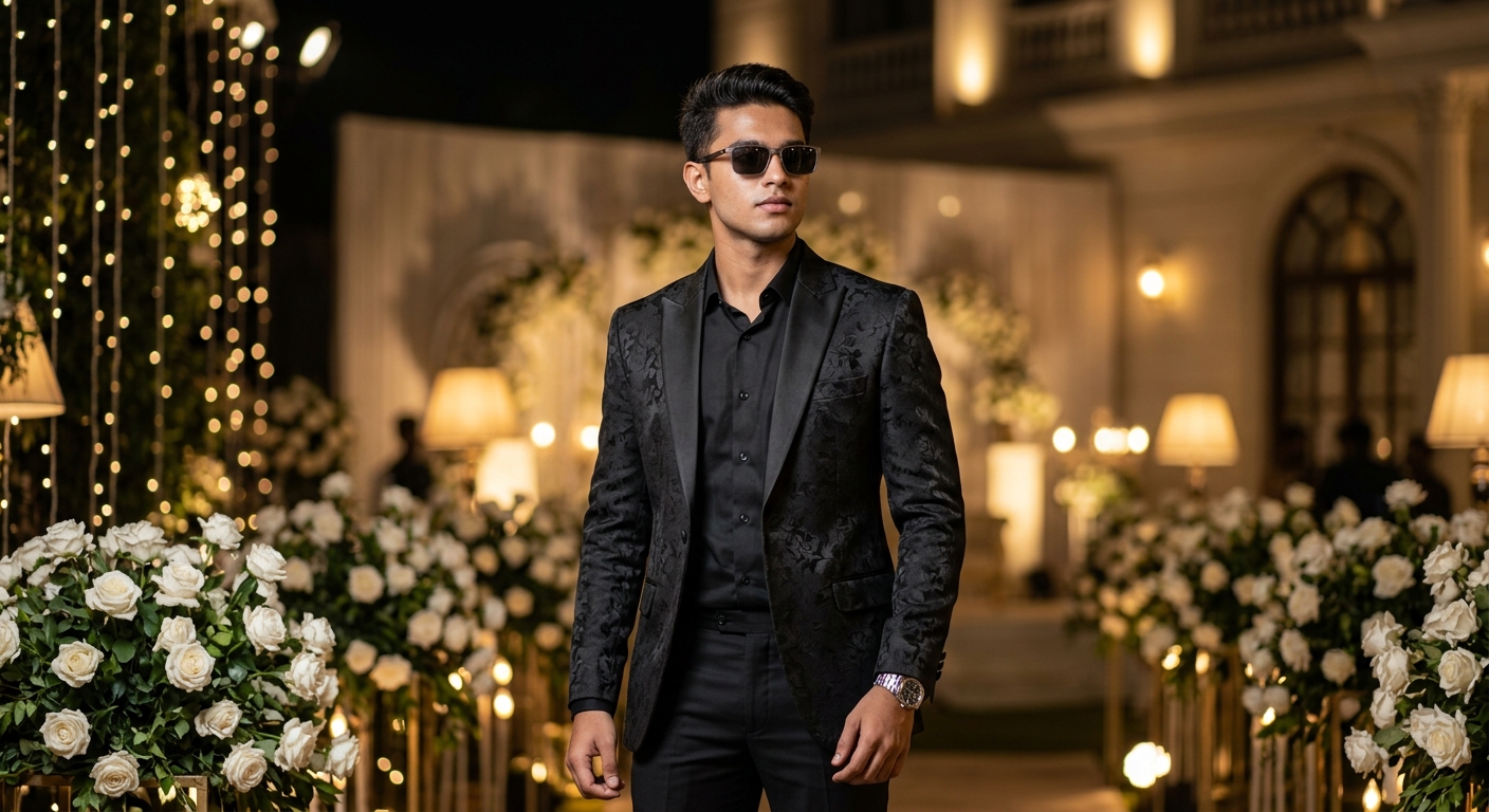 Result 1 for The Floral Tux AI Photo Editing Prompt