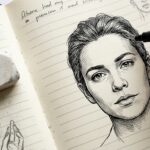 Result 2 for The Lined Notebook Portrait AI Photo Editing Prompt