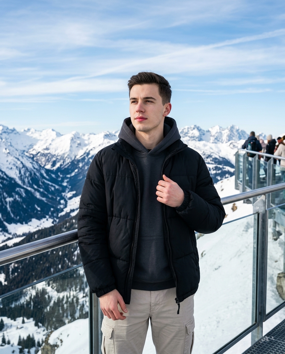 Result 1 for Snow-Capped Views AI Photo Editing Prompt