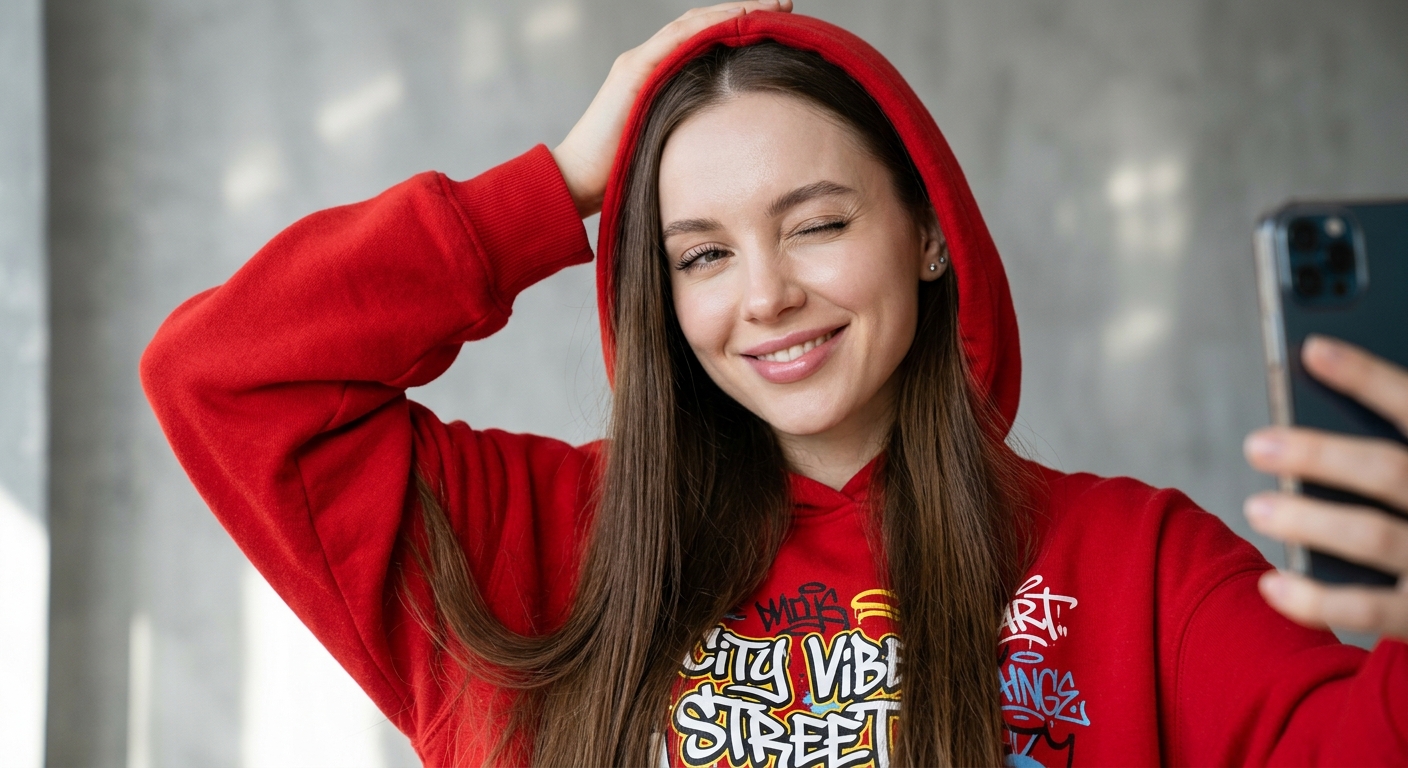 Result 1 for Hoodie Hottie AI Photo Editing Prompt