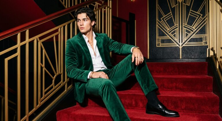 Result 1 for Emerald Velvet Evening AI Photo Editing Prompt