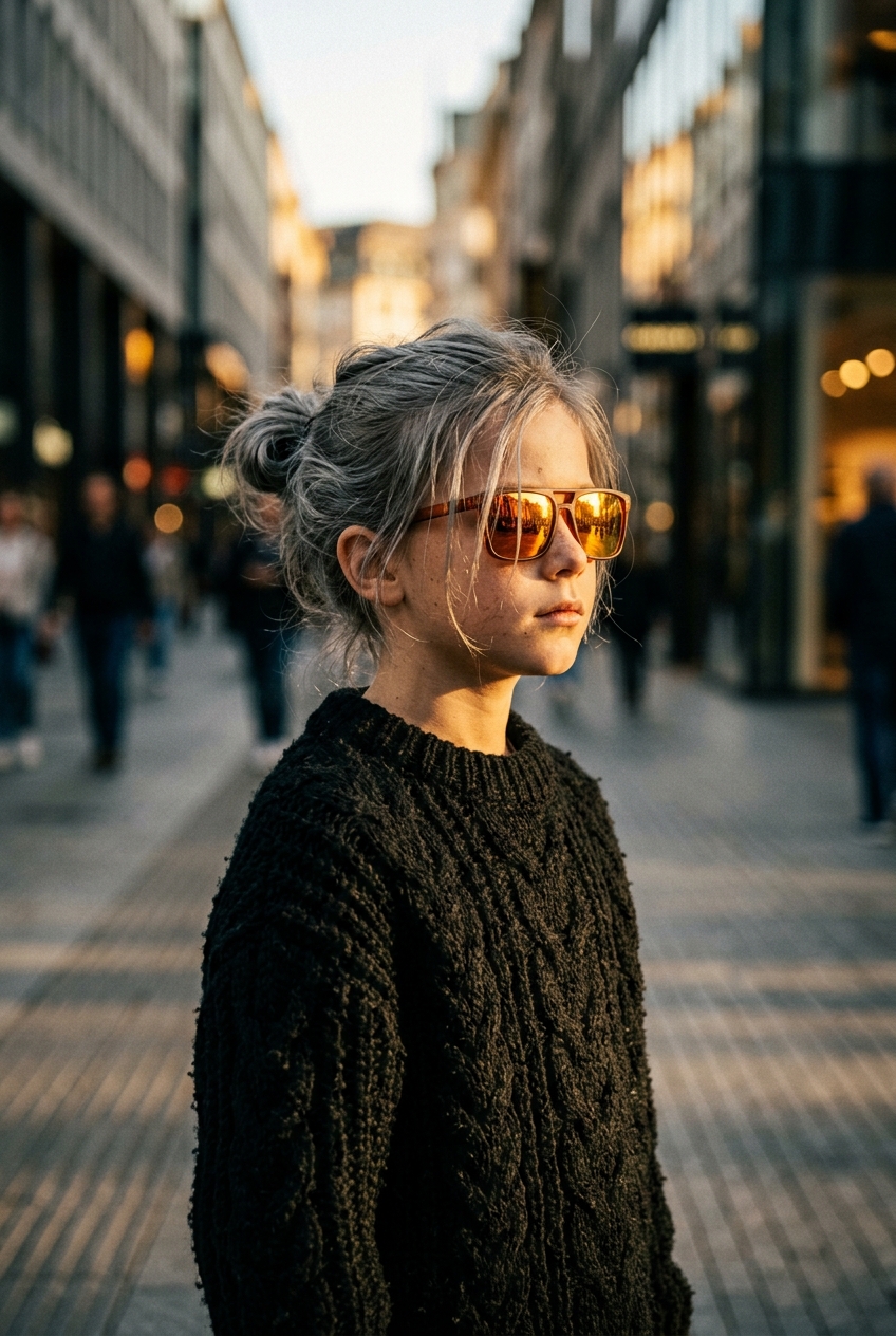 Result 2 for Modern Man Bun AI Photo Editing Prompt