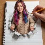 Result 1 for Drawn to Life AI Photo Editing Prompt