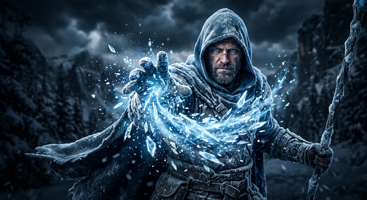 Result 2 for The Ice Weaver AI Photo Editing Prompt
