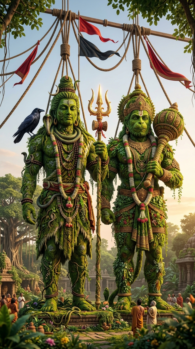 Result 3 for Divine Green Gods AI Prompt AI Photo Editing Prompt